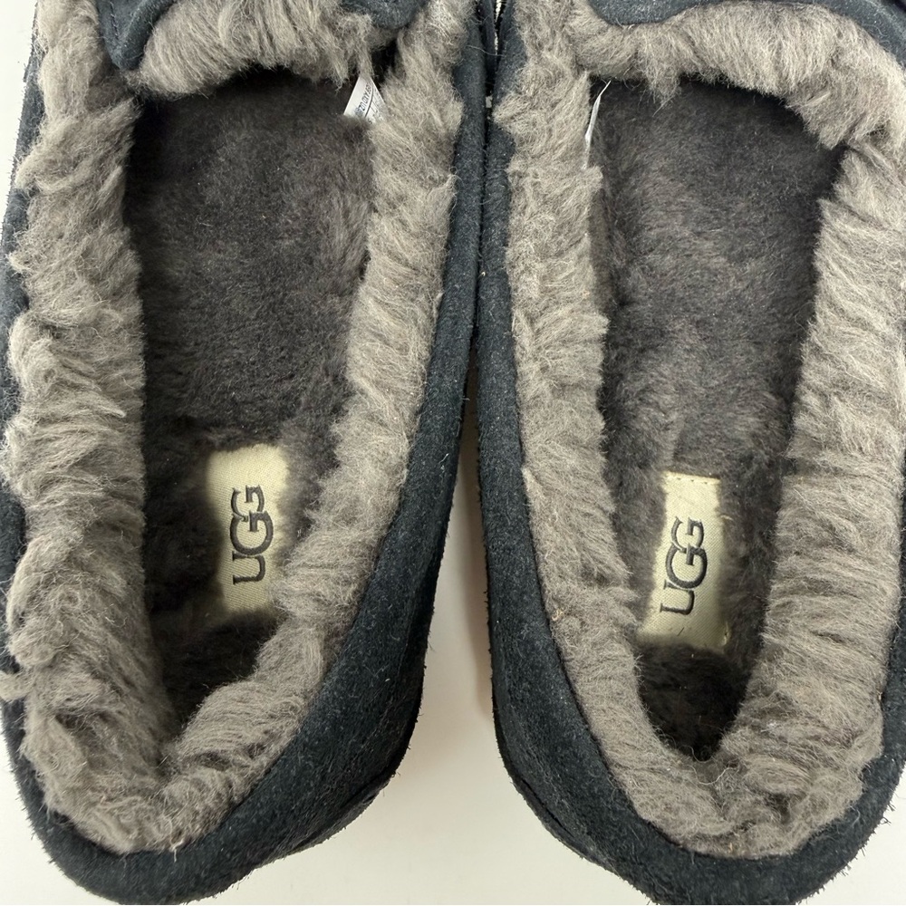 New UGG Women's Willow Moc Toe Loafer Black Sz 11 - Picture 11 of 13